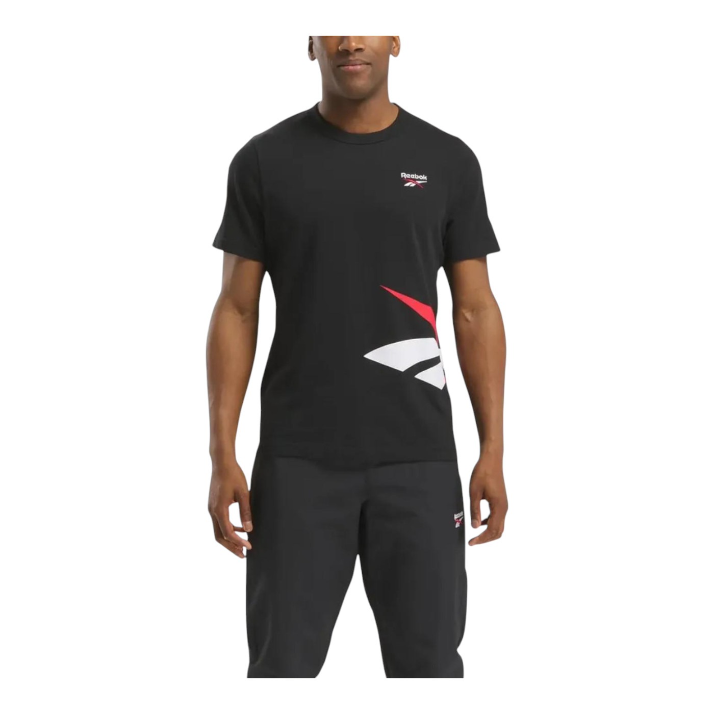 PLAYERA REEBOK HOMBRE NEGRO REEBOK RI CROSS CHECK TEE 100205468