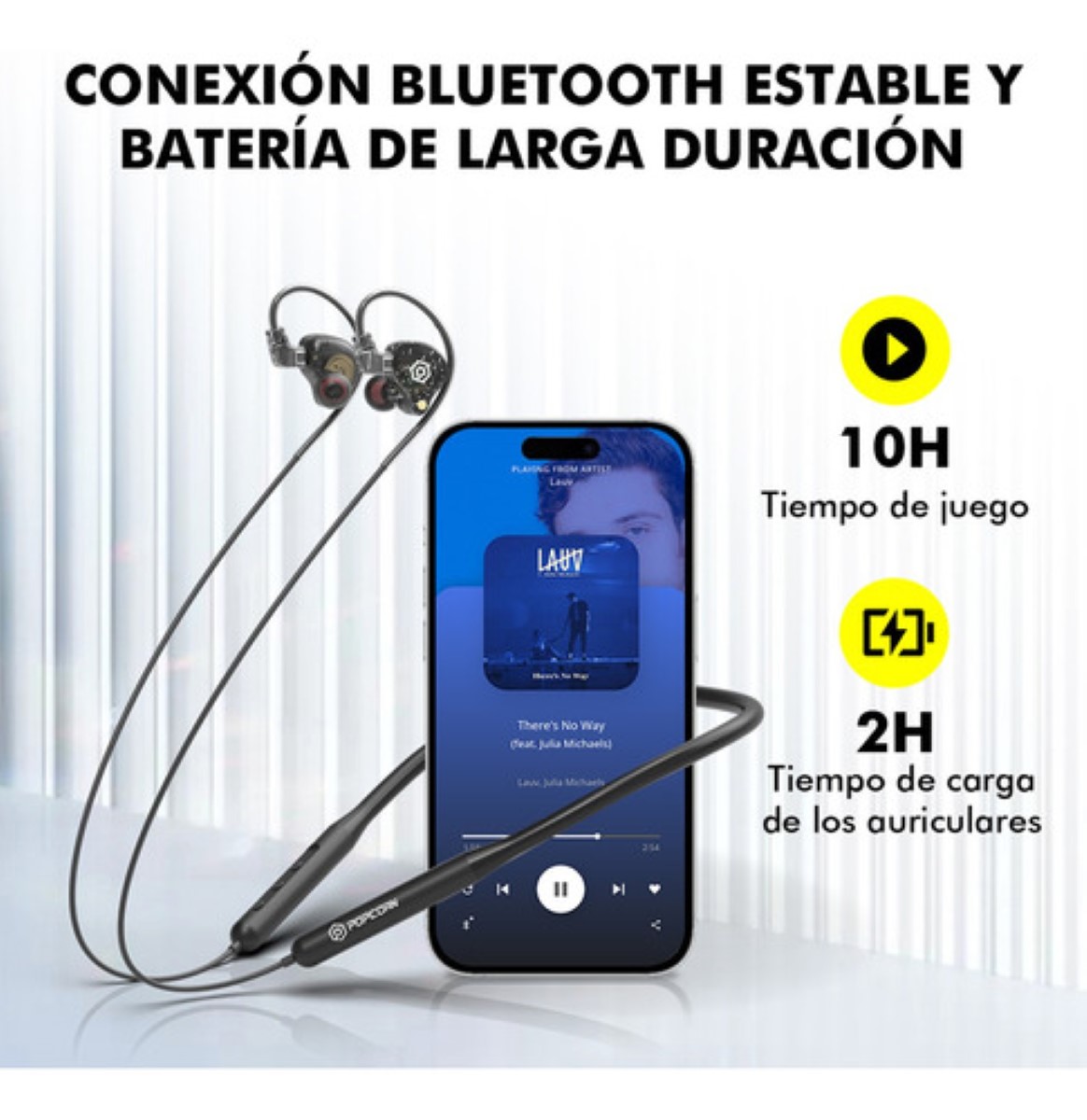Audífonos Bluetooth Inalambrico Extraíble  violeta