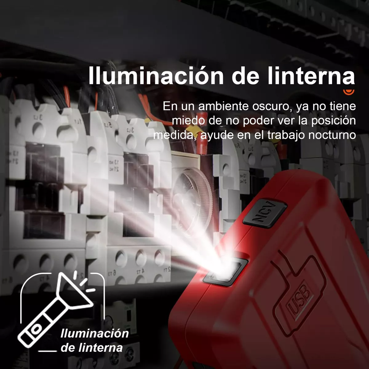 Multímetro Digital Profesional Rango 6000 Cuentas Aneng 683