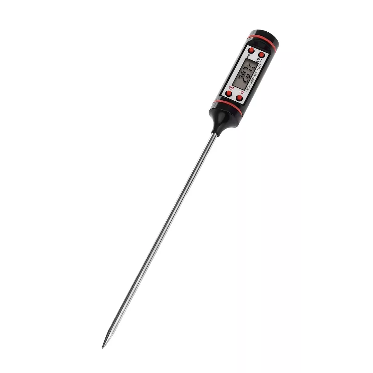 Termometro Digital Cocina Pinche Carnes Alimentos Color Negro
