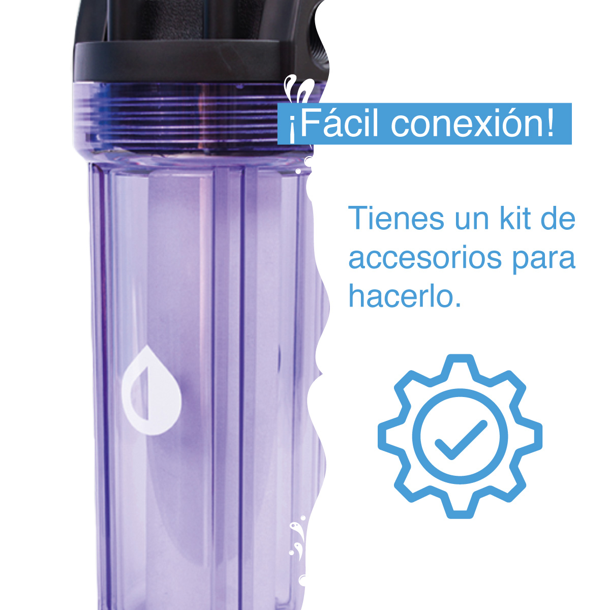 Filtro De Agua Anti Sedimento PURA Elimina Particulas Tinaco