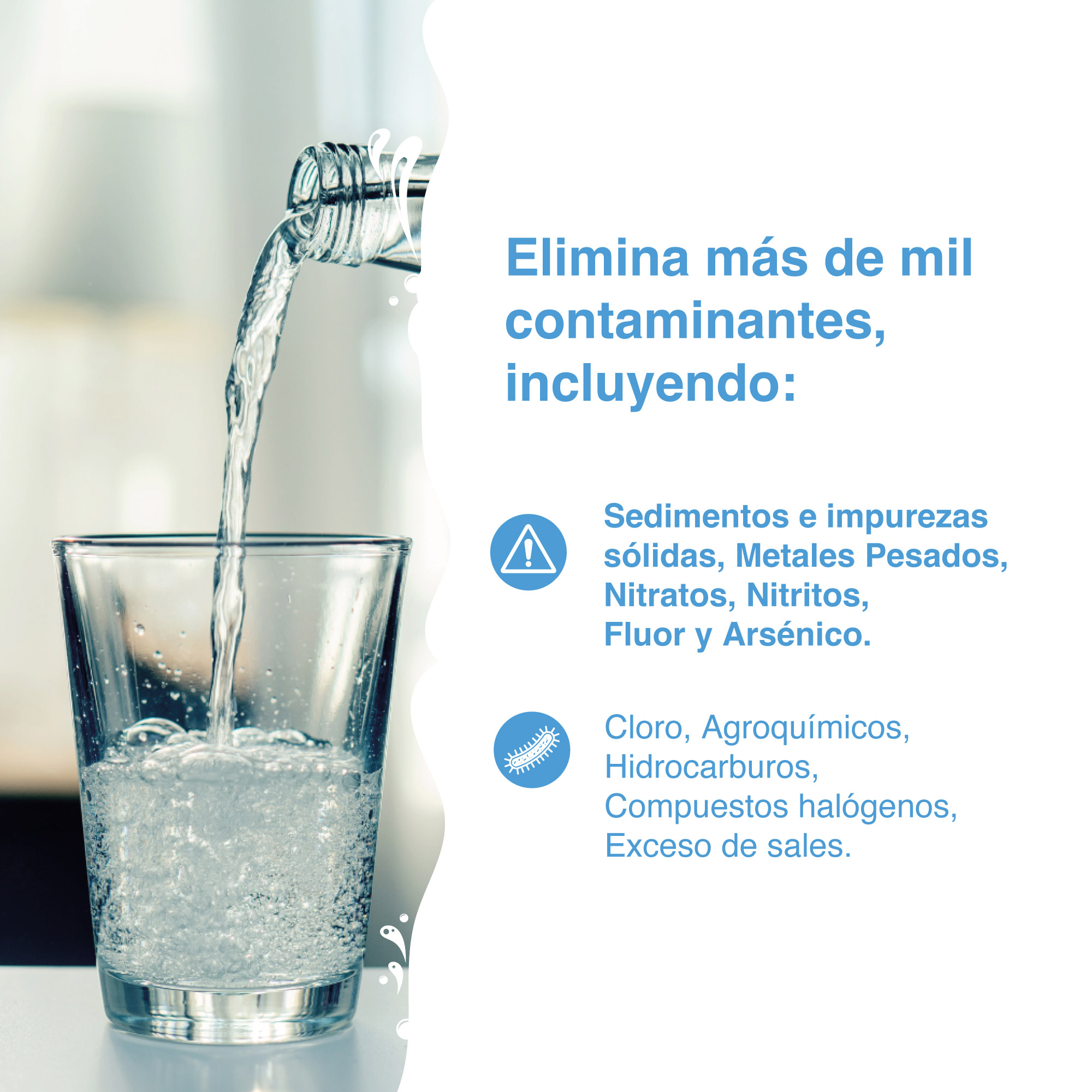 Filtro Purificador Agua 5 Etapas Bajo Tarja +magnesio +salud