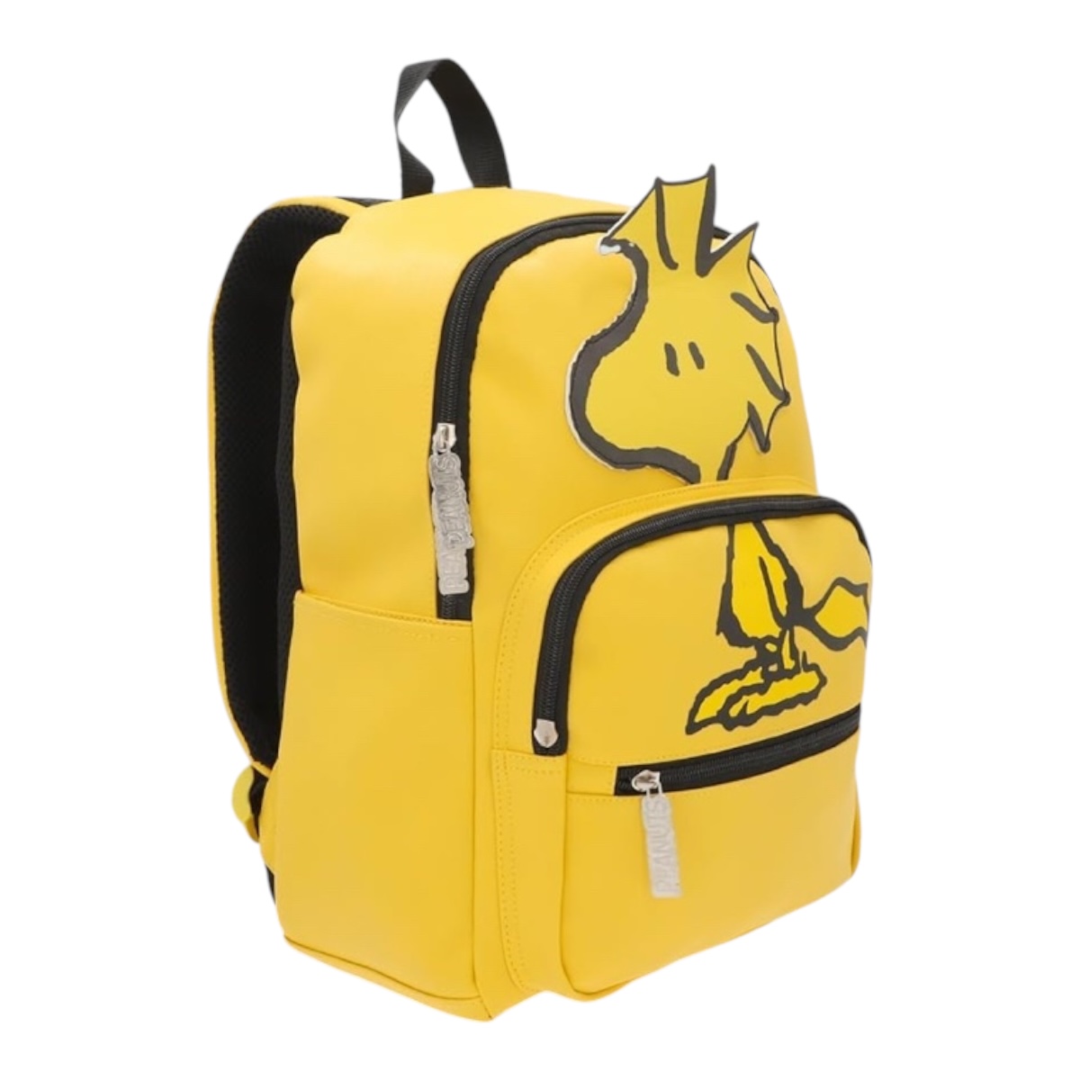 Mochila Mini Snoopy Edicion Limitada Woodstock  Color Amarillo Diseño De La Tela Lisa
