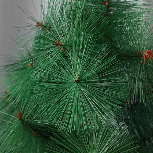 Árbol de Navidad Pino de Navidad Artificial Agujas de Pino Color Verde Denso Frondoso 2.10 m y 360 Ramas
