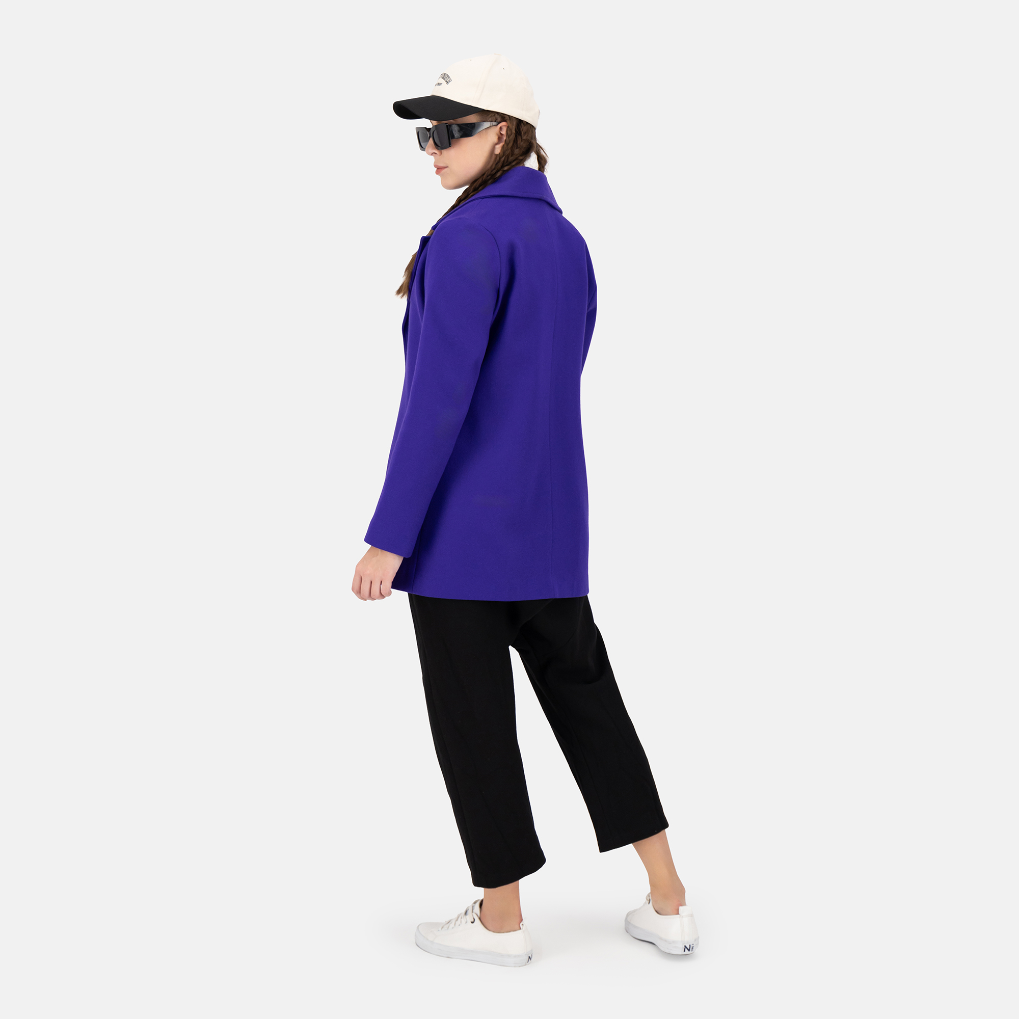 Blazer Merkaba morado eléctrico Lana