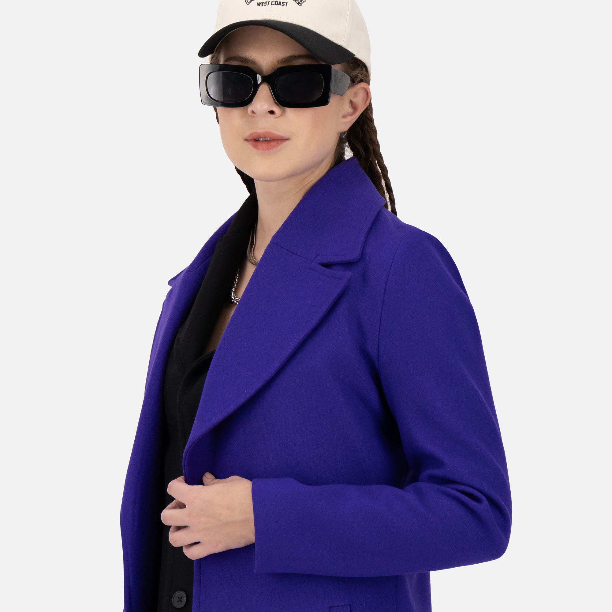 Blazer Merkaba morado eléctrico Lana