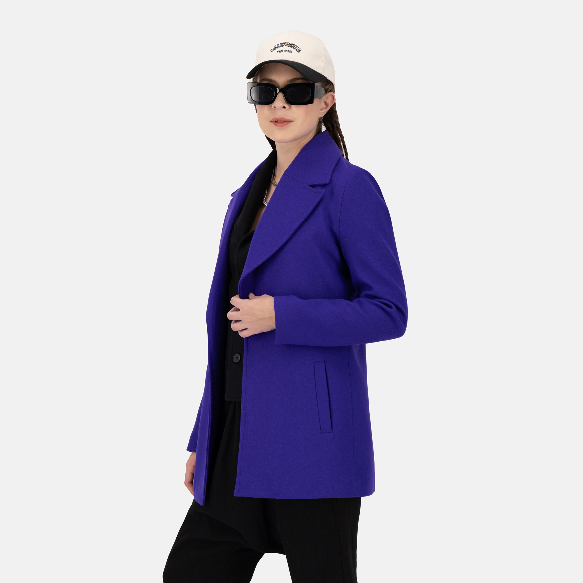 Blazer Merkaba morado eléctrico Lana