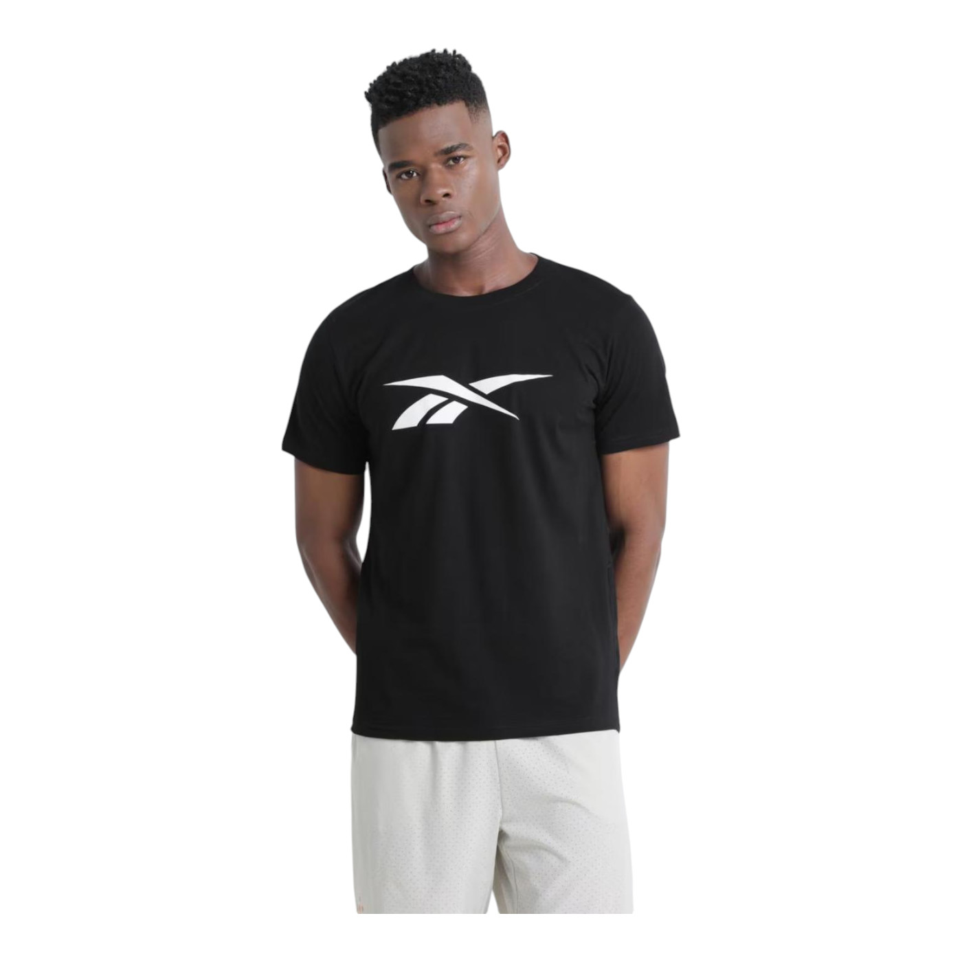 PLAYERA REEBOK HOMBRE NEGRO REEBOK BASIC ATHLETE TEE TS0101