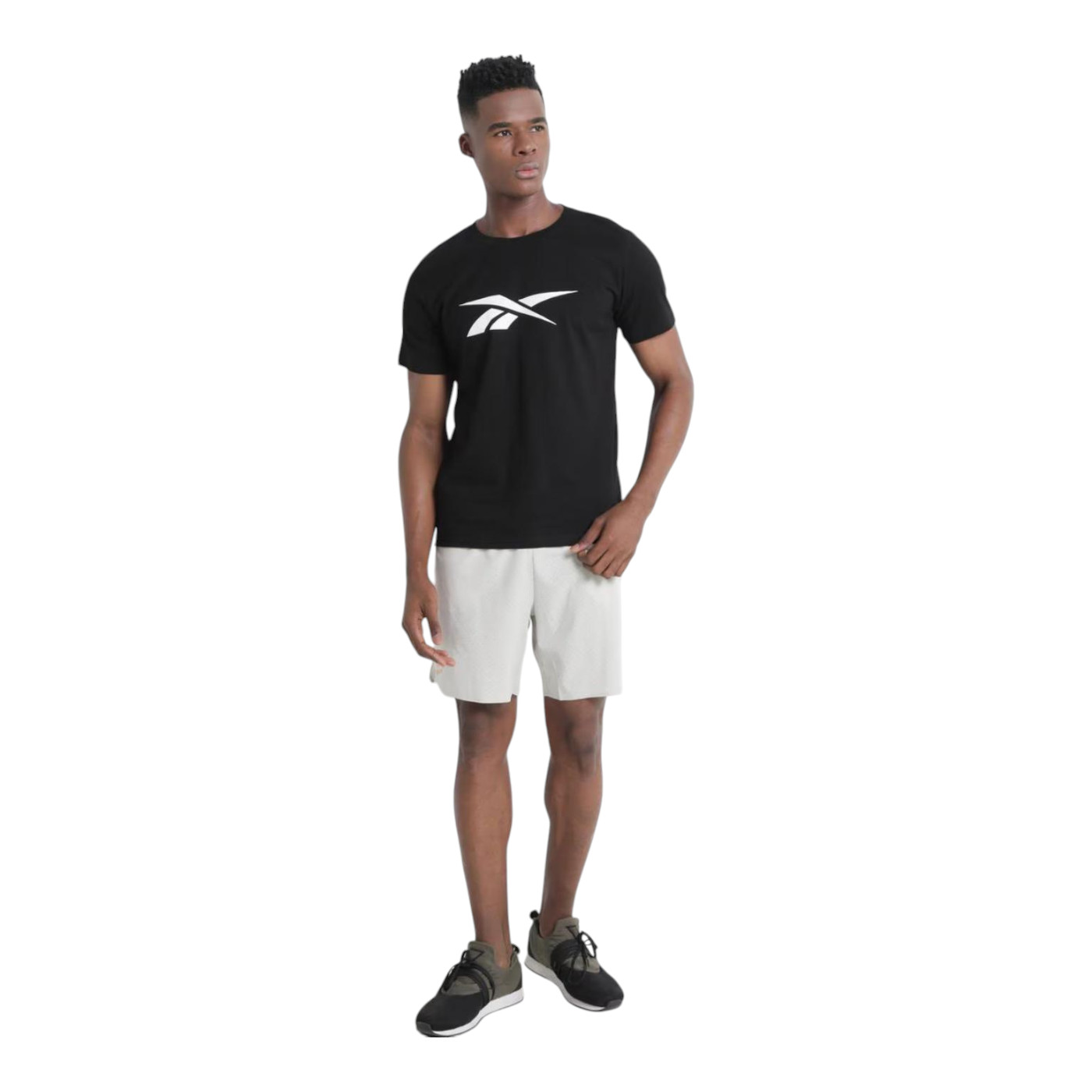 PLAYERA REEBOK HOMBRE NEGRO REEBOK BASIC ATHLETE TEE TS0101