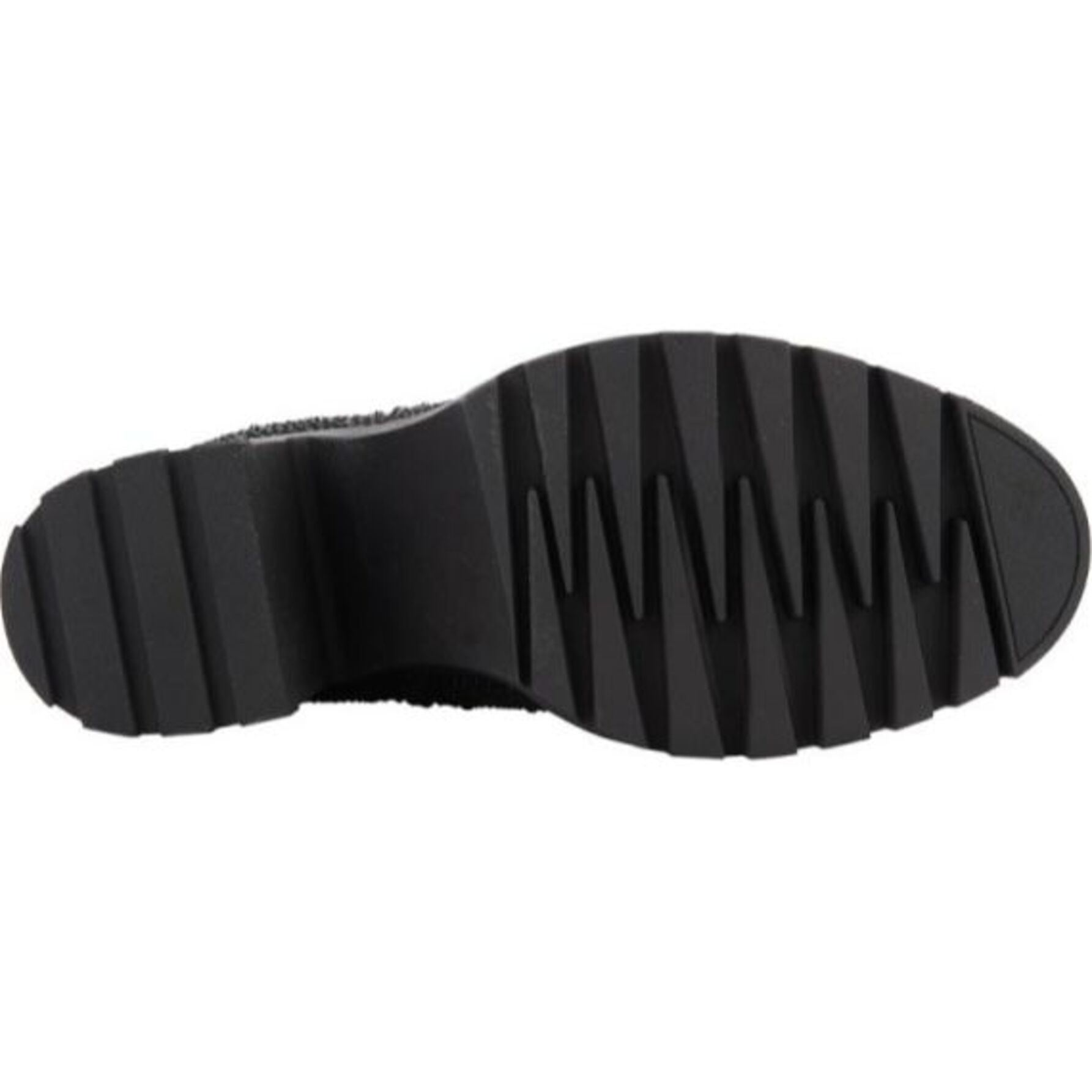 Botas para mujer, cortas, con acabado ante y pedrería, suela track, marca Thalia Sodi, color negro 1101025