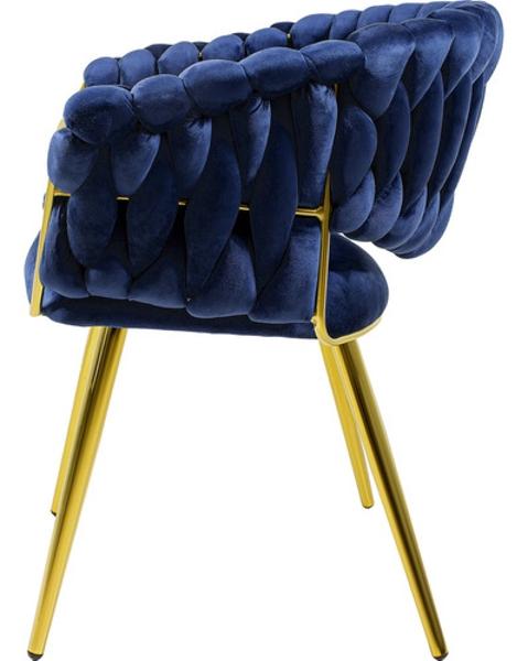 Set 2 Mesas Centro + 2 Sillas Comedor Tapizadas Terciopelo
