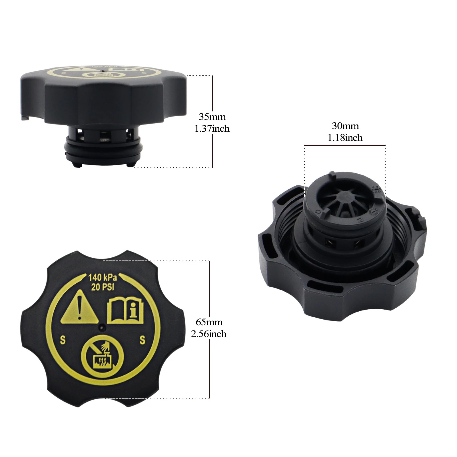 Tapon Tapa tanque anticongelante agua coche Sonic Cruze Spark Trax Astra deposito camioneta auto