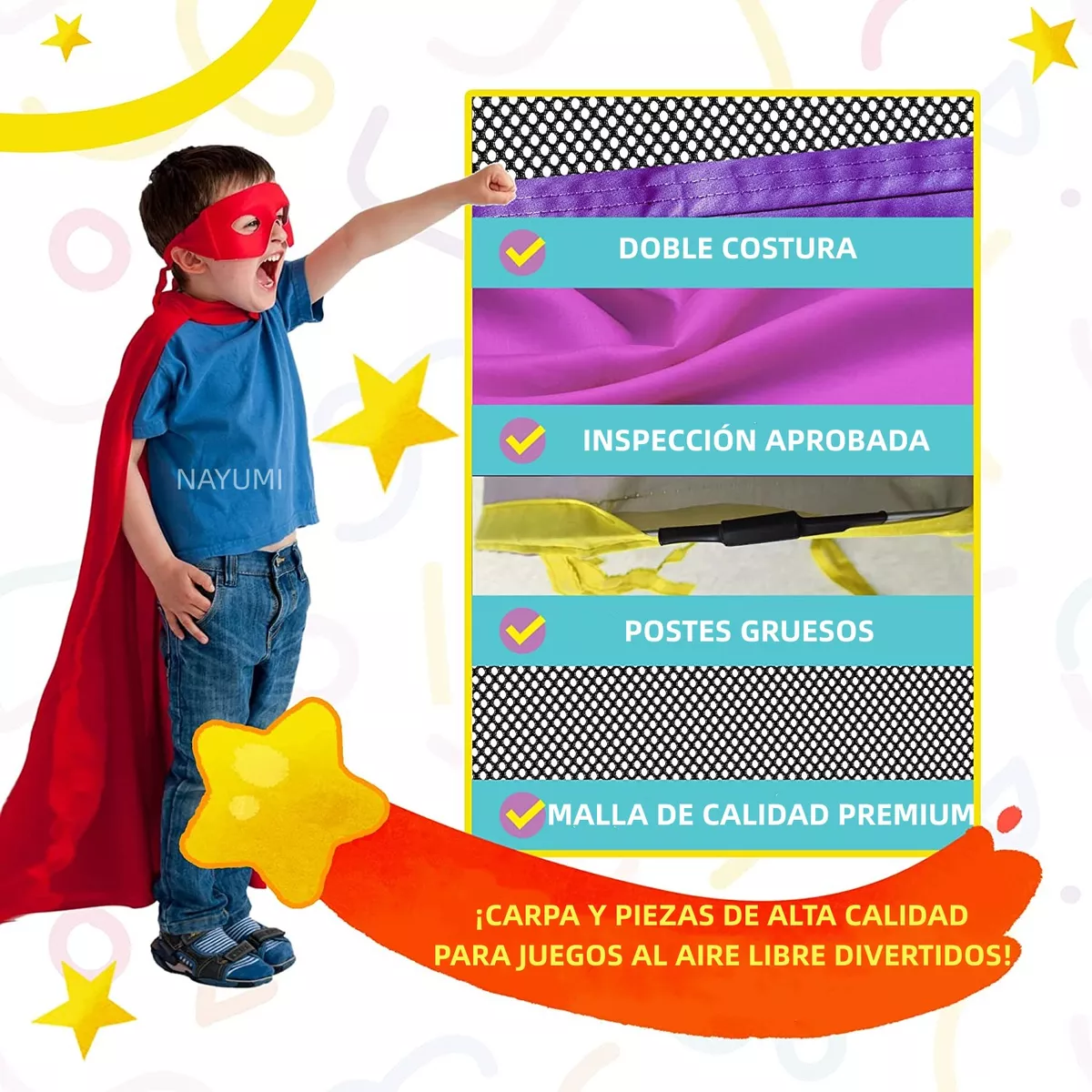 Túnel Infantil Plegable para Niños con Alberca de Pelotas Tienda Carpa Casita Castillo 7 en 1 Juguetes