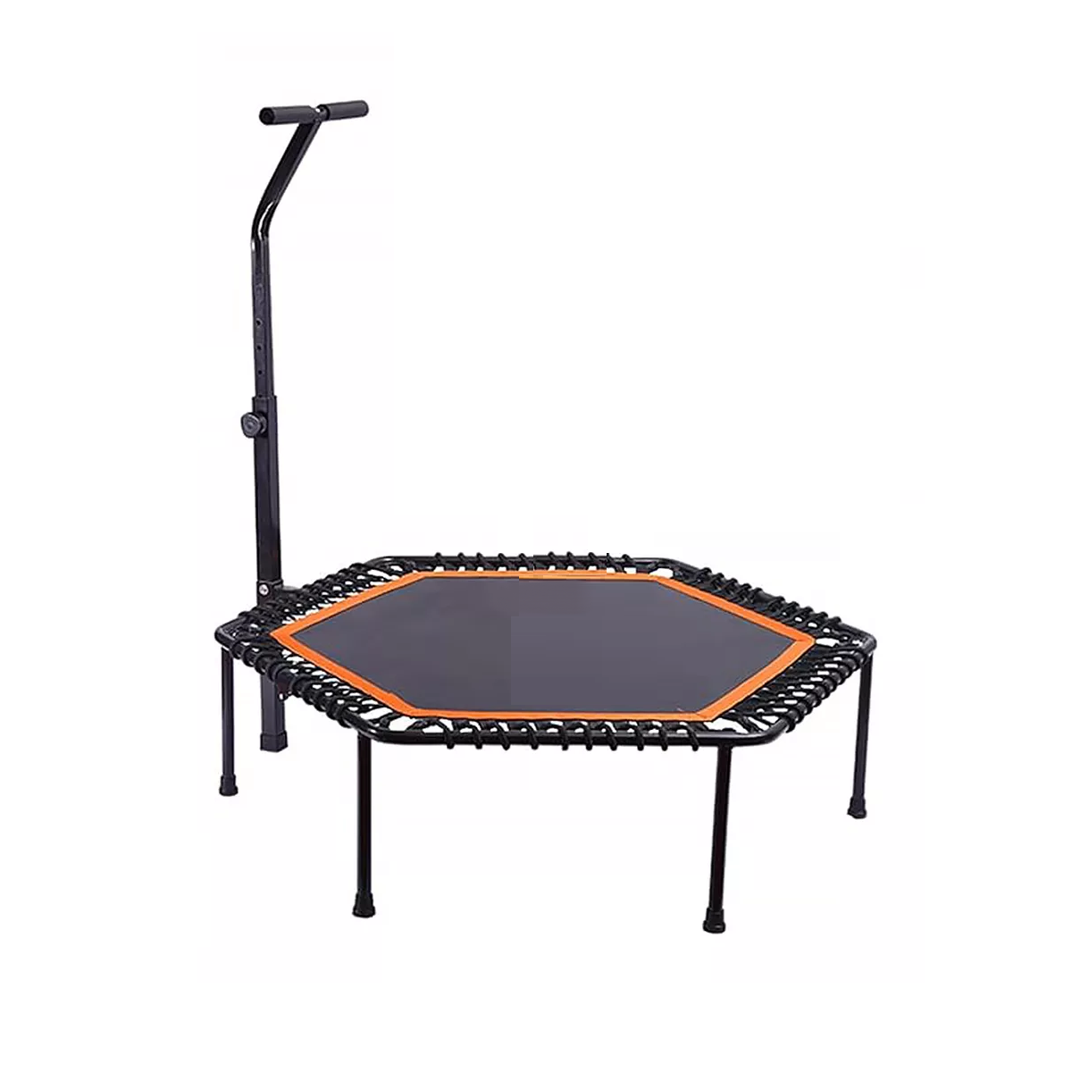 Trampolín Para Ejercicio Mini Fitness Brincolín 48 Pulgadas Naranja