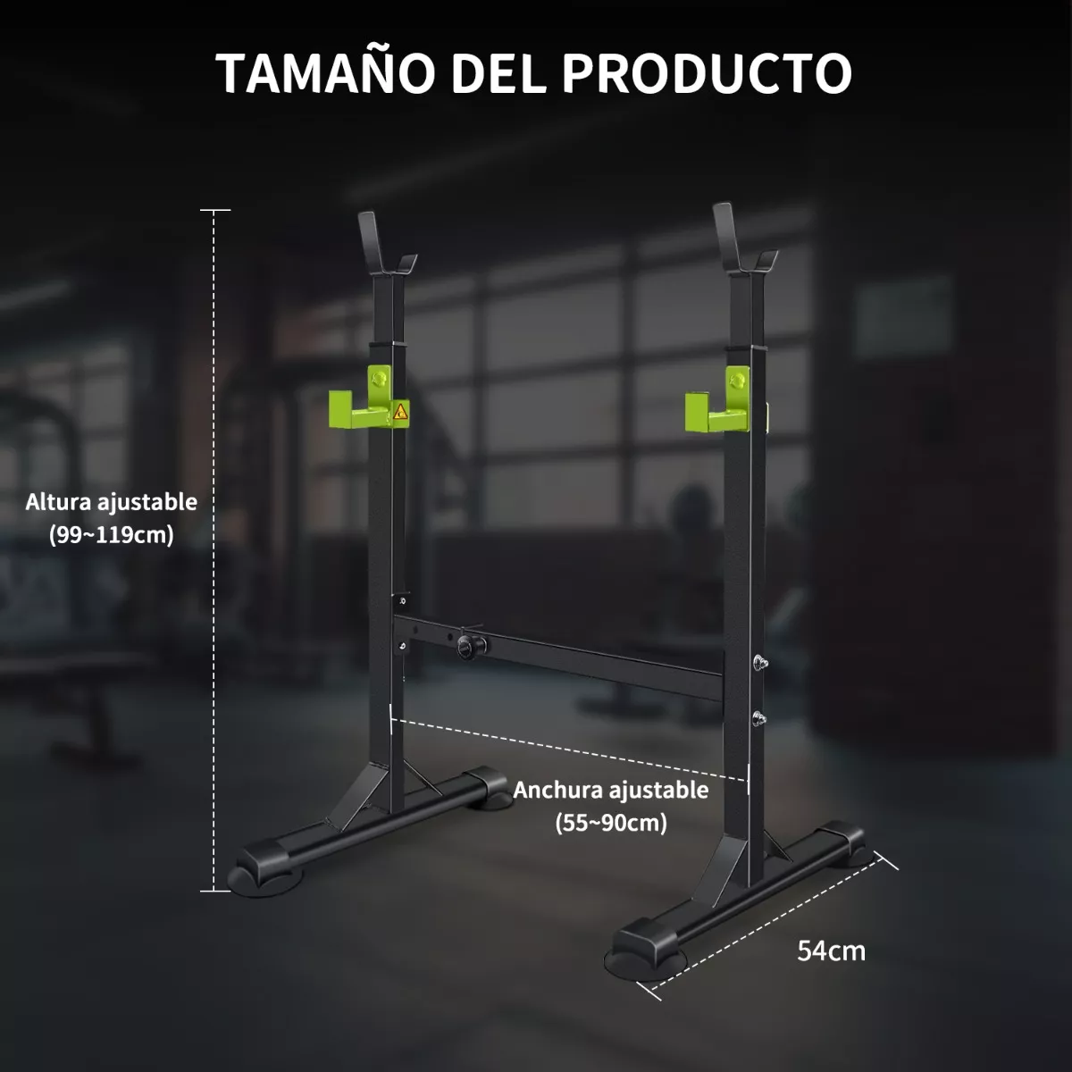 Estacion Sentadilla Pecho Rack Barras Rack Press De Banca