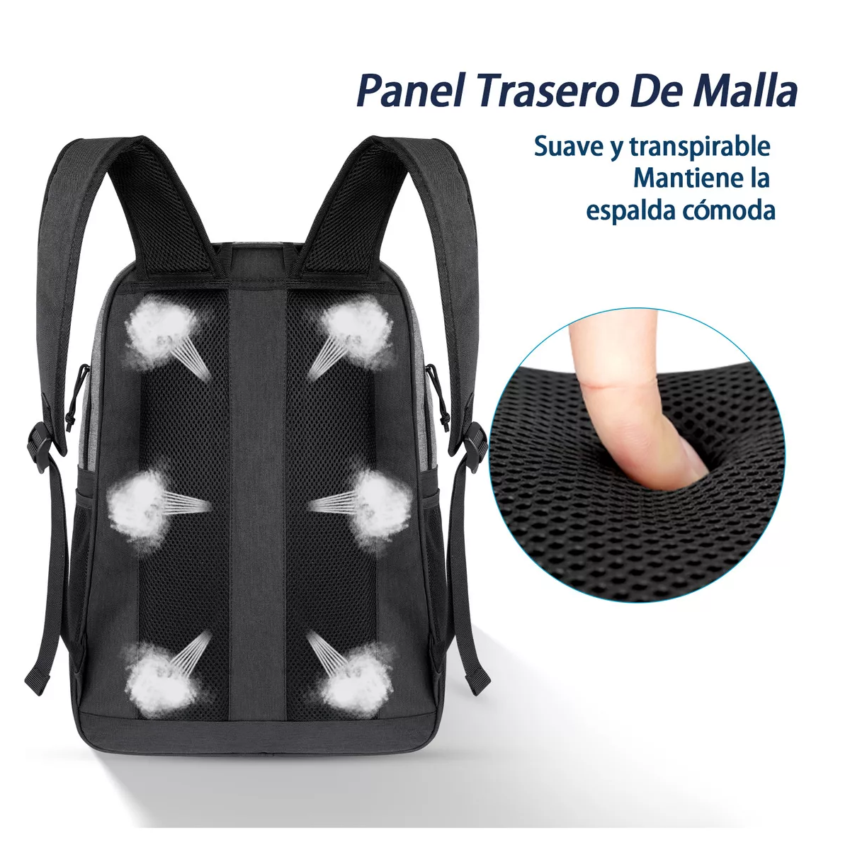 Mochila Deportiva Compartimentos Para Zapatos, Baloncesto Gris