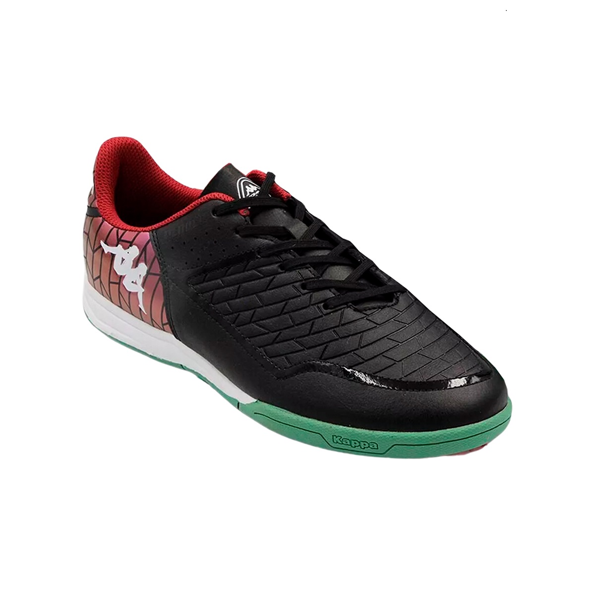 Tenis Multitaco Kappa Kombat Player TF Fútbol Rápido Negro - Verde
