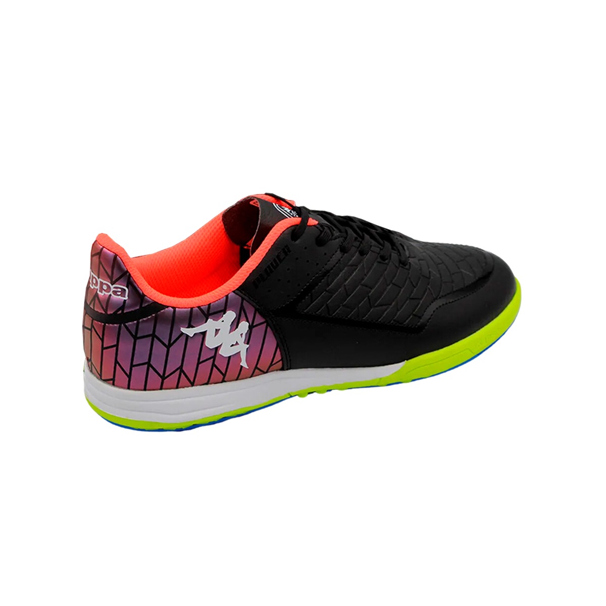 Tenis Multitaco Kappa Kombat Player TF Fútbol Rápido Negro - Amarillo