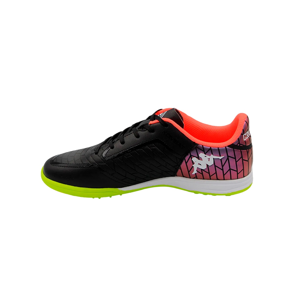 Tenis Multitaco Kappa Kombat Player TF Fútbol Rápido Negro - Amarillo