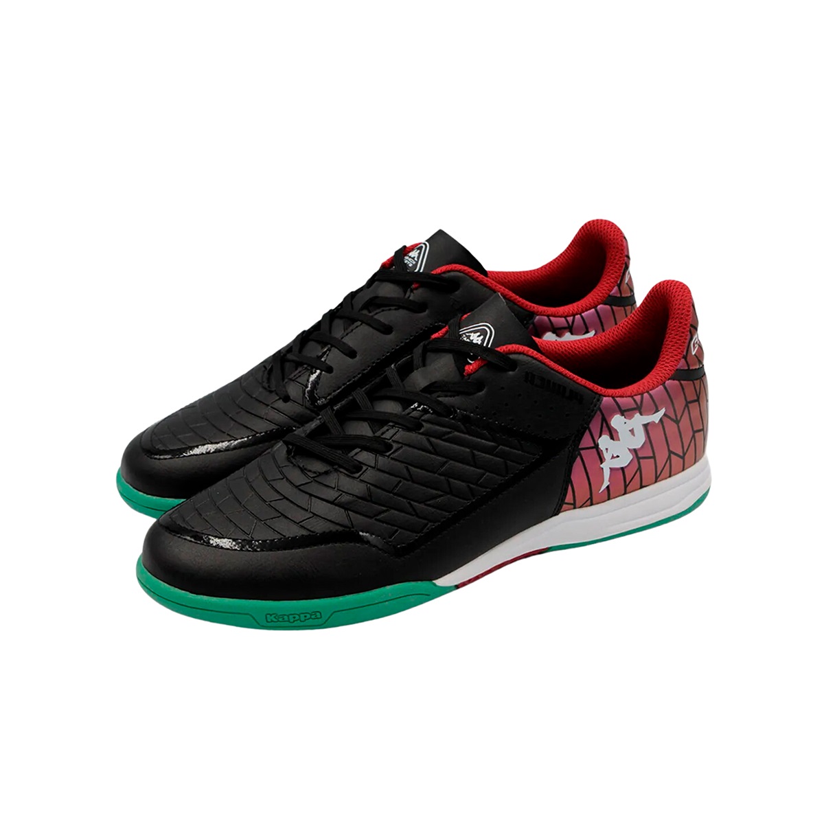 Tenis Kappa Kombat Player IC Fútbol Sala Indoor Negro - Verde