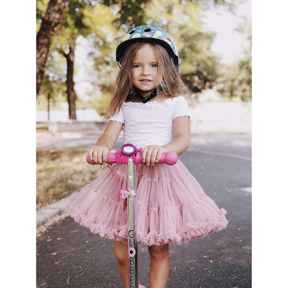 Casco Hornit Infantil Ice Creams Mediano 53-58 cm Luz Led Azul Niños Ciclismo