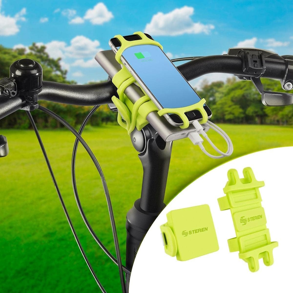 Soporte Celular Power Bank Bicicleta Base Steren