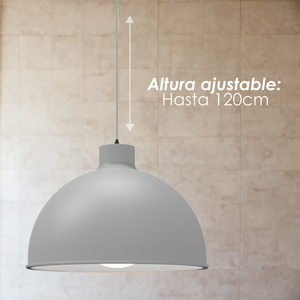 Ilios Innova | Paquete de 3 lámparas de techo colgantes decorativas estilo nórdico retro de 36 cm para habitaciones y salas de estar