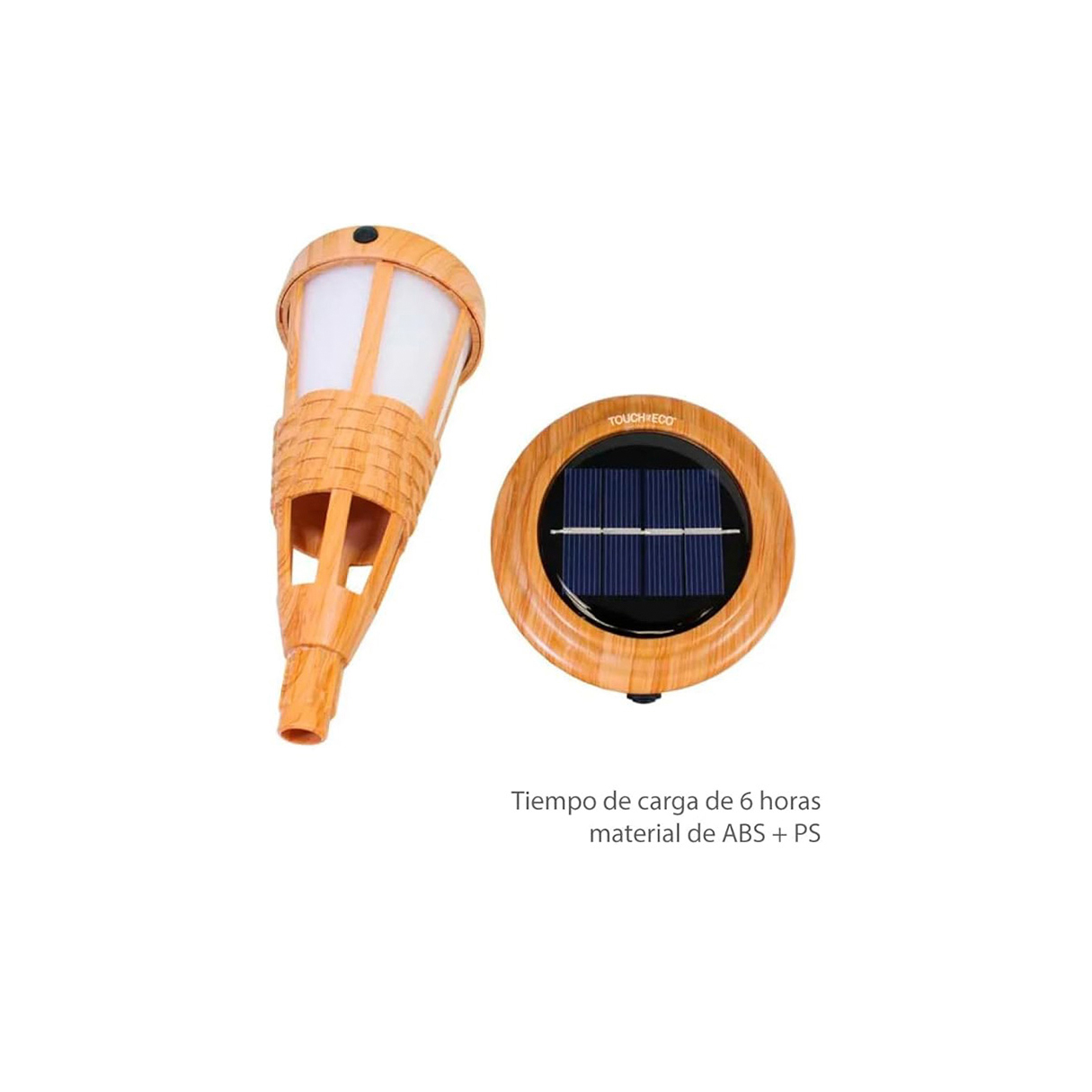 Ilios Innova 4 Lámparas solares 40 leds tipo antorcha tiki