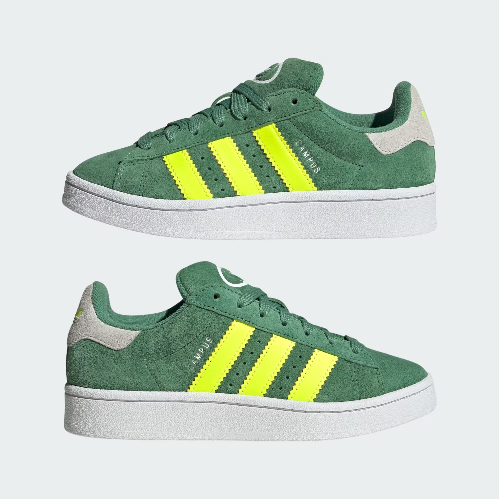 Tenis Adidas Campus Gamuza Green J If3967 - Original 