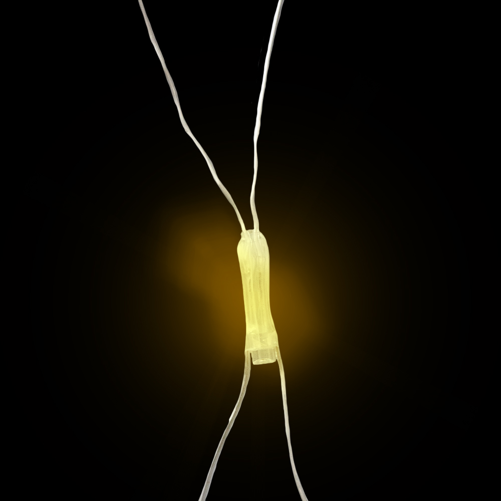 Serie tipo Red Luces LED Multicolor 320 focos cable Transparente 8 Funciones 300cm