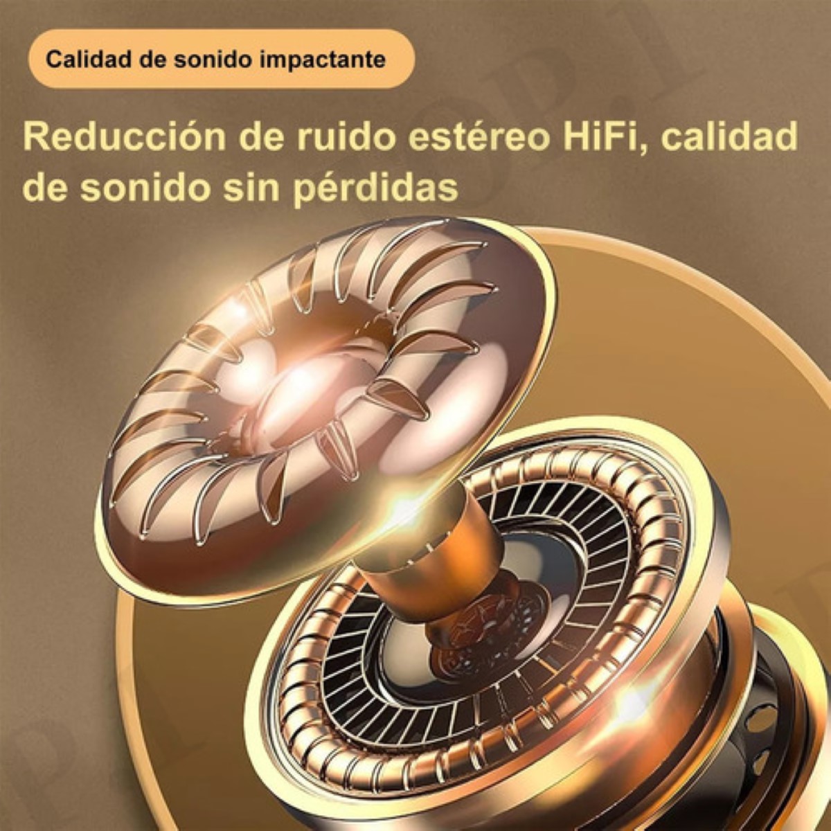 Audífonos Invisibles Verdaderamente Inalámbricos Con Bt 5.3 negro