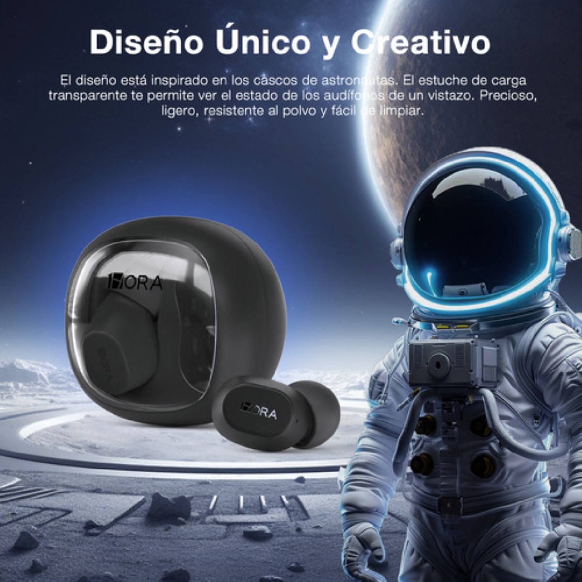 Audifonos Inalambricos In Ear Manos Libres Bluetooth 5.3 Color Negro