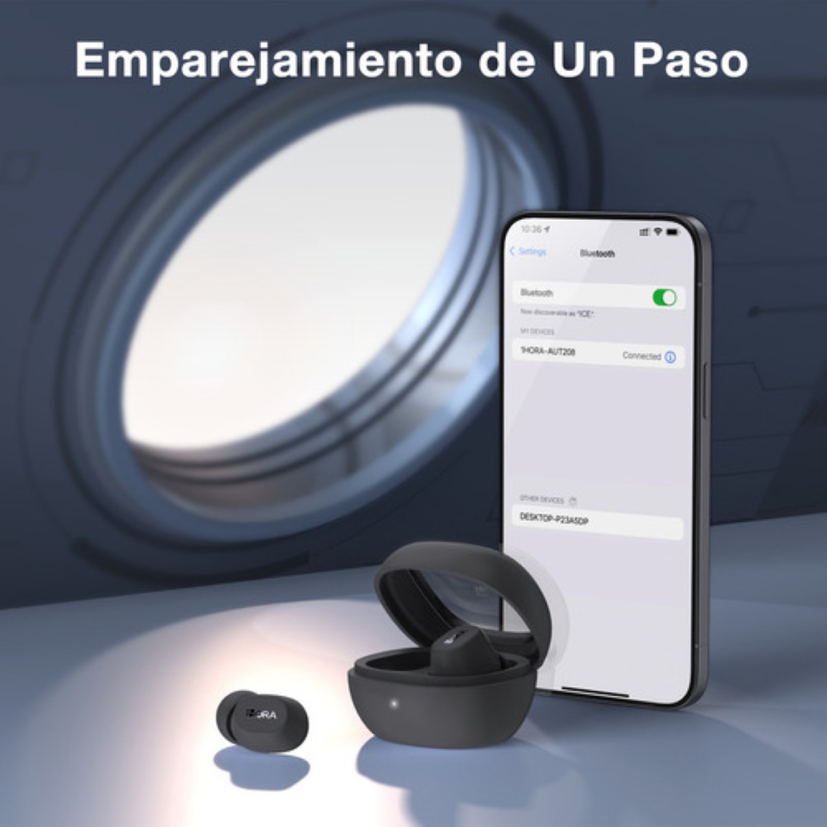 Audifonos Inalambricos In Ear Manos Libres Bluetooth 5.3 Color Negro
