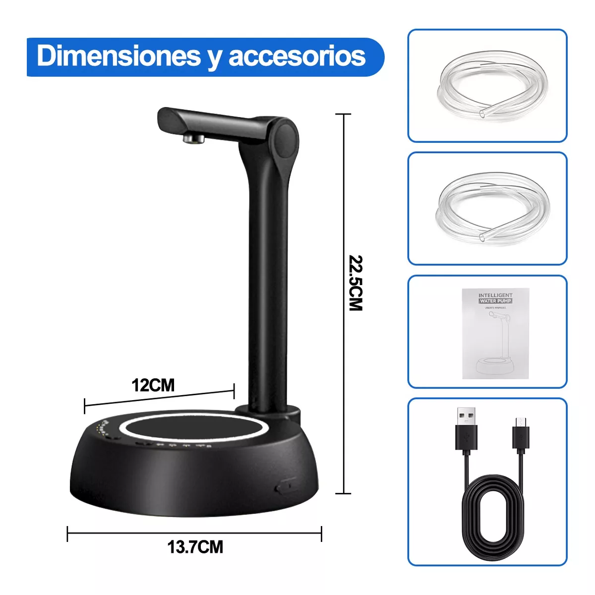 Bomba Dispensadora De Agua Eléctrica Recargable