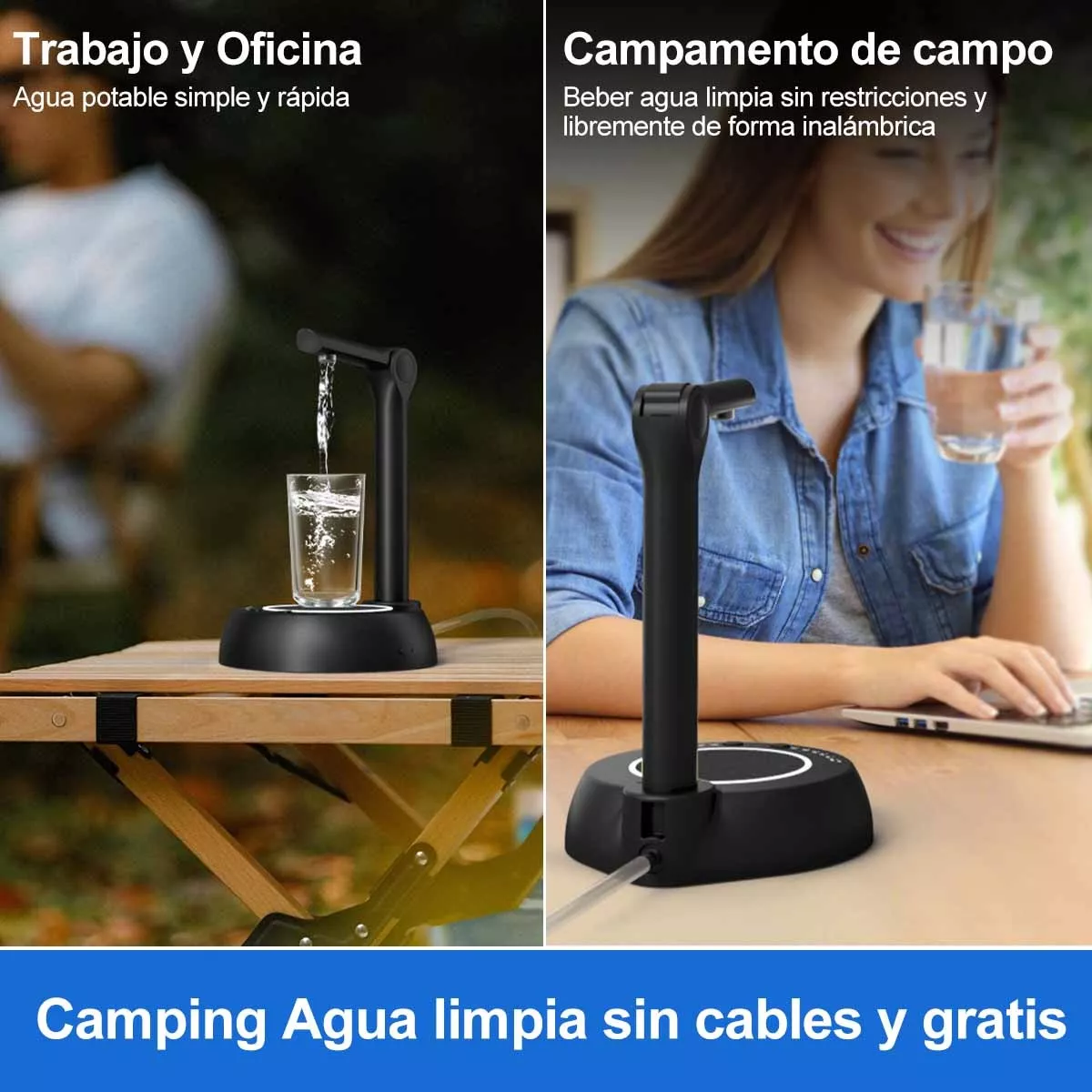 Bomba Dispensadora De Agua Eléctrica Recargable