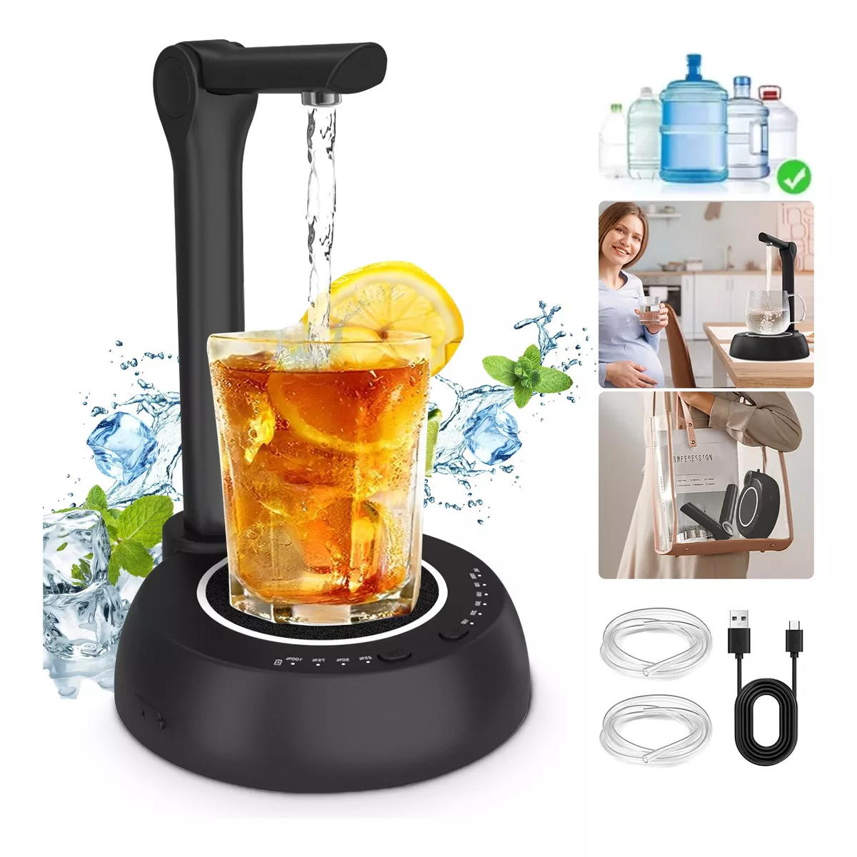 Bomba Dispensadora De Agua Eléctrica Recargable