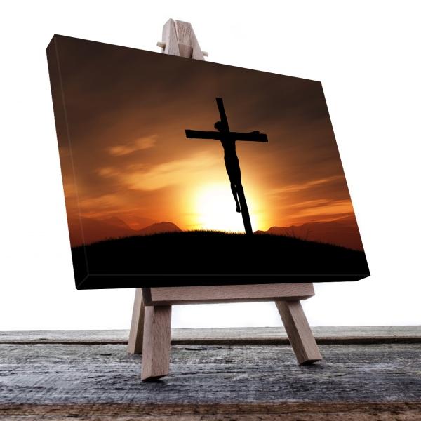 Cuadro Decorativo Religioso Jesús Crucifixión #3 45 X 30