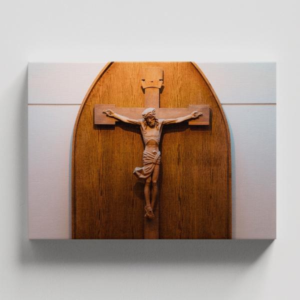 Cuadro Decorativo Religioso Jesús Crucifixión #5 45 X 30