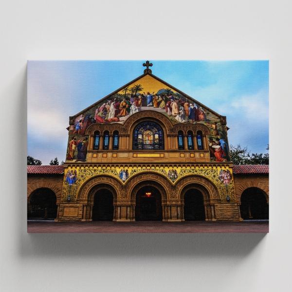 Cuadro Decorativo Religioso Iglesia Conmemorativa en Stanford University  45 X 30