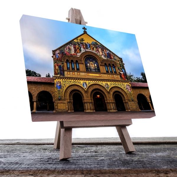 Cuadro Decorativo Religioso Iglesia Conmemorativa en Stanford University  45 X 30