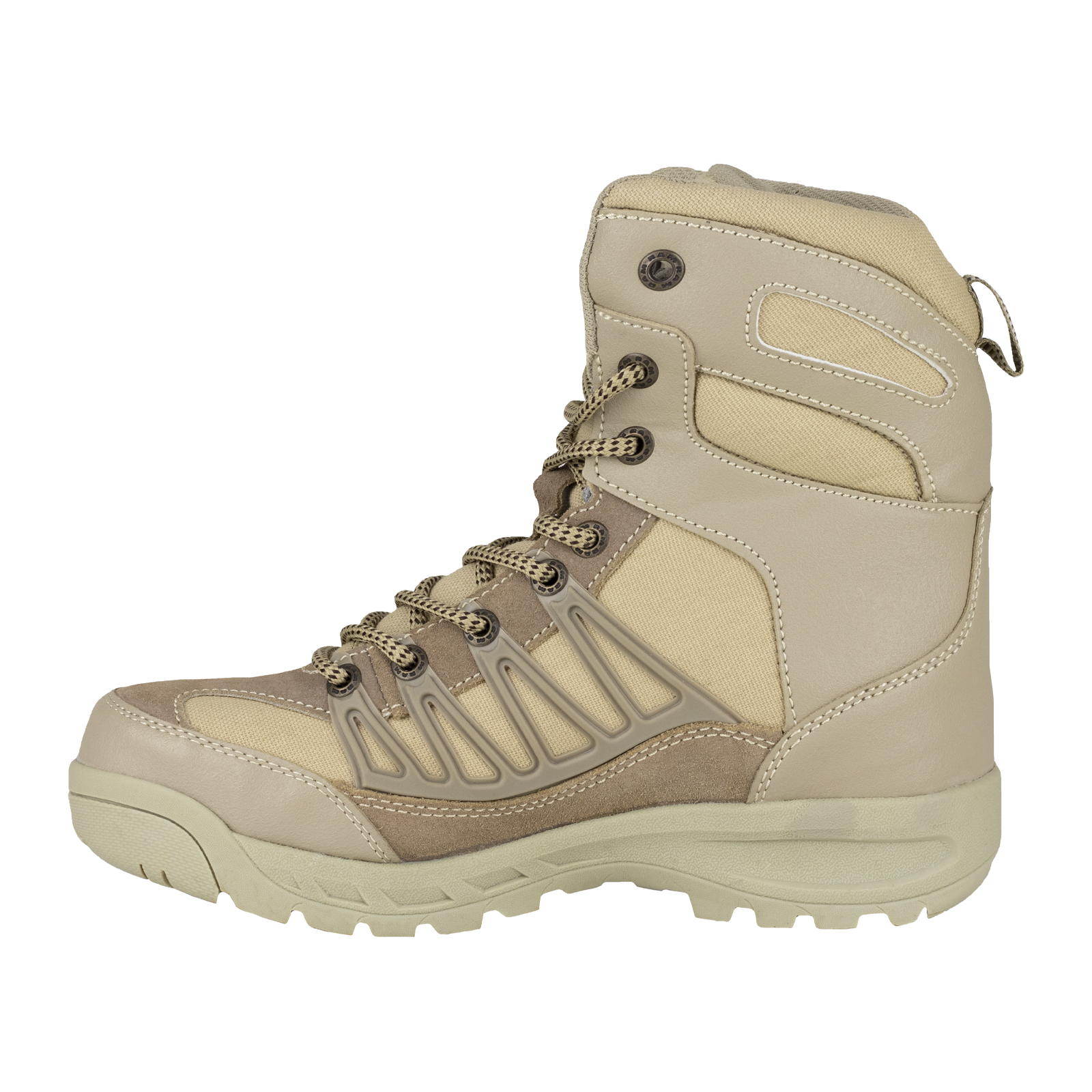 Bota Industrial Tactica De Hombre Ram 9456 Beige Casquillo