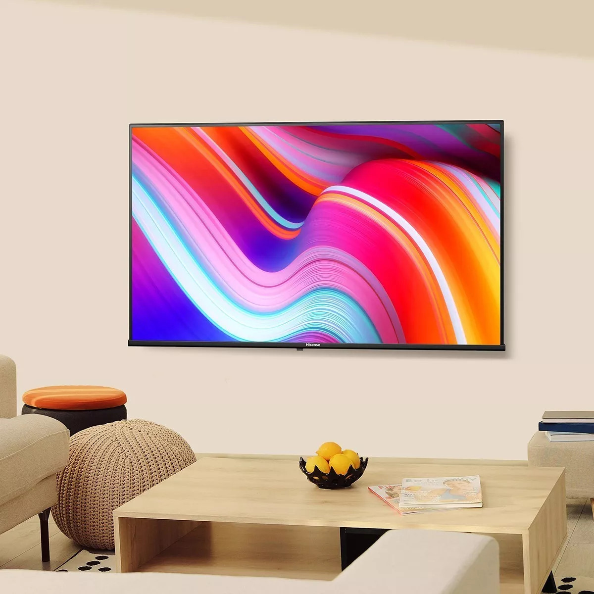 SmartTV Pantalla 32" Hisense HD streaming VIDAA TV LED 32A4KV
