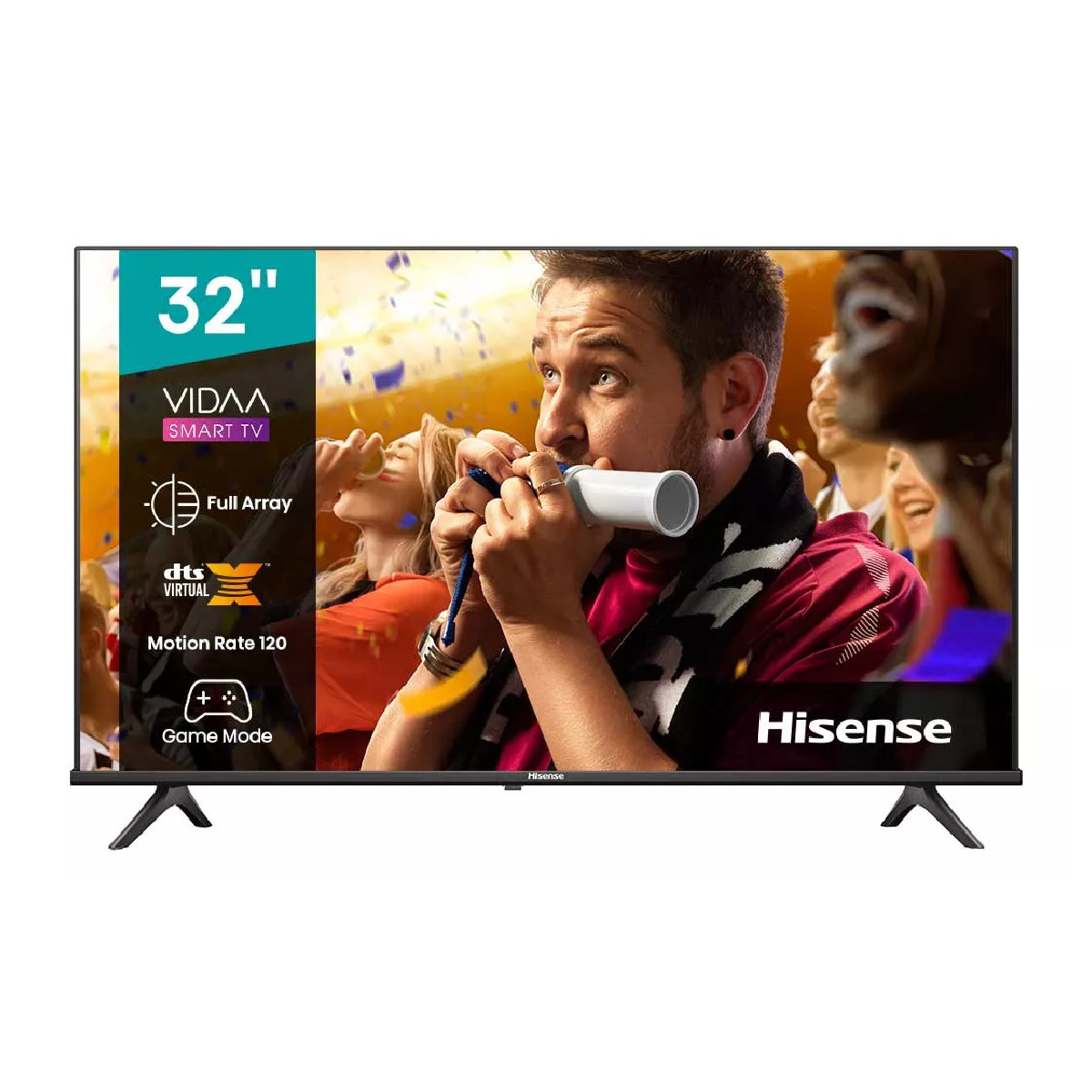 SmartTV Pantalla 32" Hisense HD streaming VIDAA TV LED 32A4KV