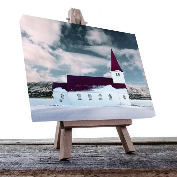 Cuadro Decorativo Religioso Iglesia Nevada 60 X 40