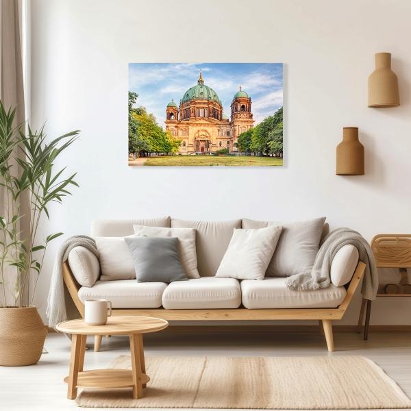 Cuadro Decorativo Religioso Catedral de Berlin 90 X 60