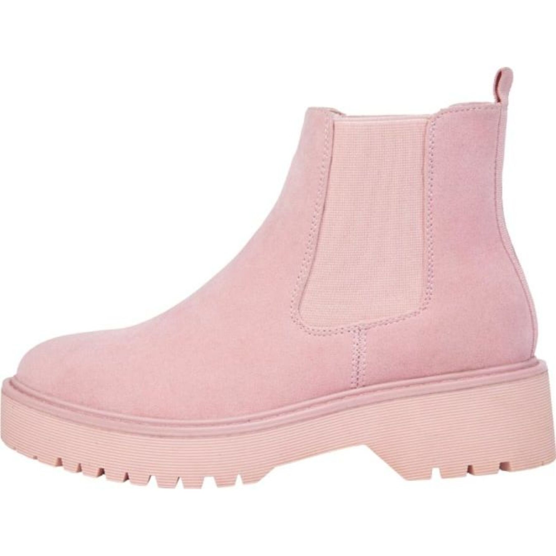 Botas para mujer, tipo Chelsea, con suela track, color rosa, marca Goodyear 1149472