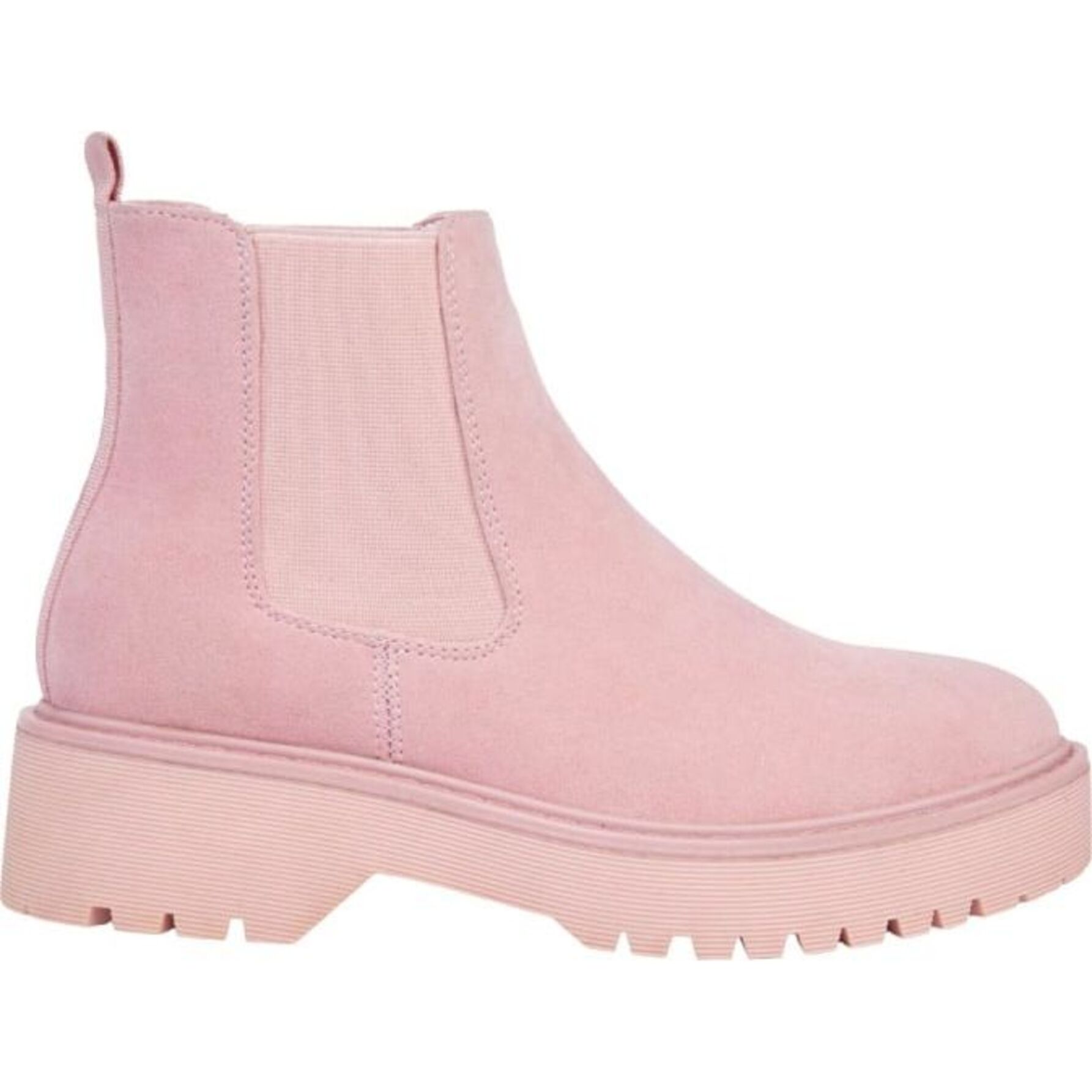 Botas para mujer, tipo Chelsea, con suela track, color rosa, marca Goodyear 1149472