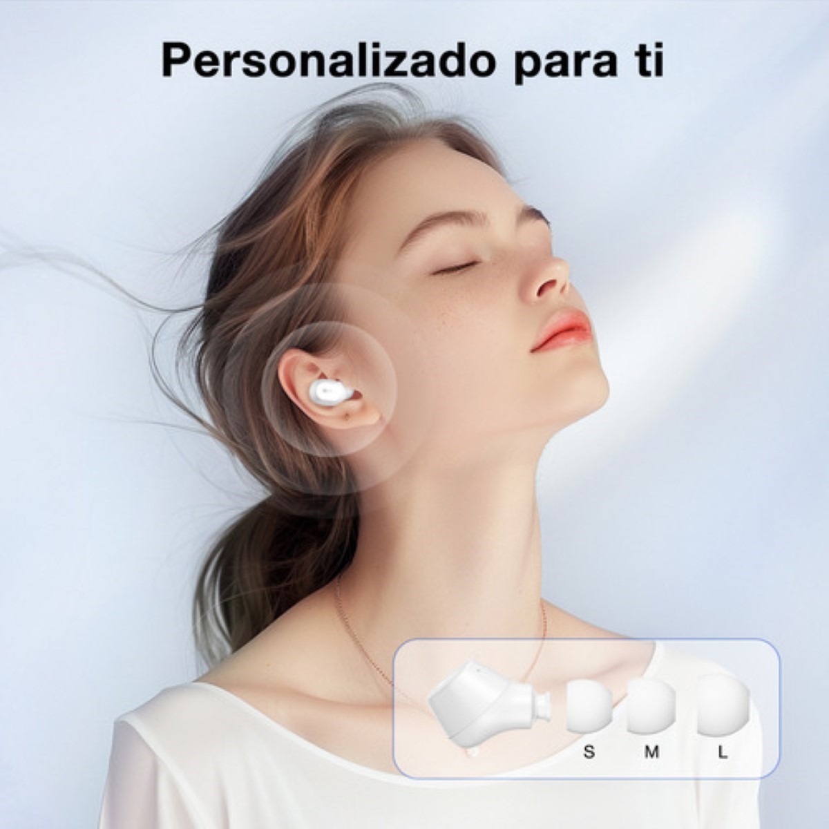 Audifonos Inalambricos In Ear Manos Libres Bluetooth 5.3 Color blanco