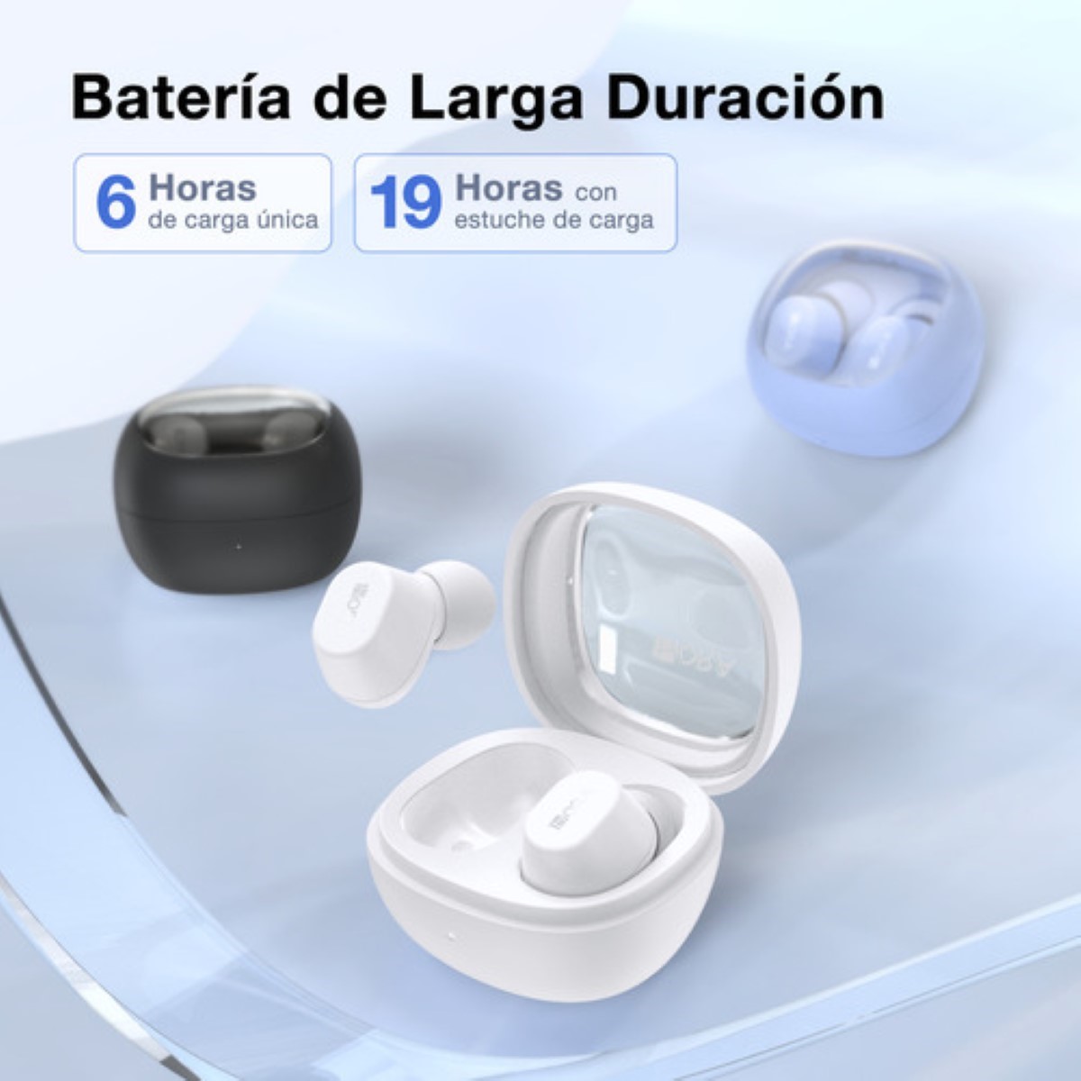 Audifonos Inalambricos In Ear Manos Libres Bluetooth 5.3 Color blanco