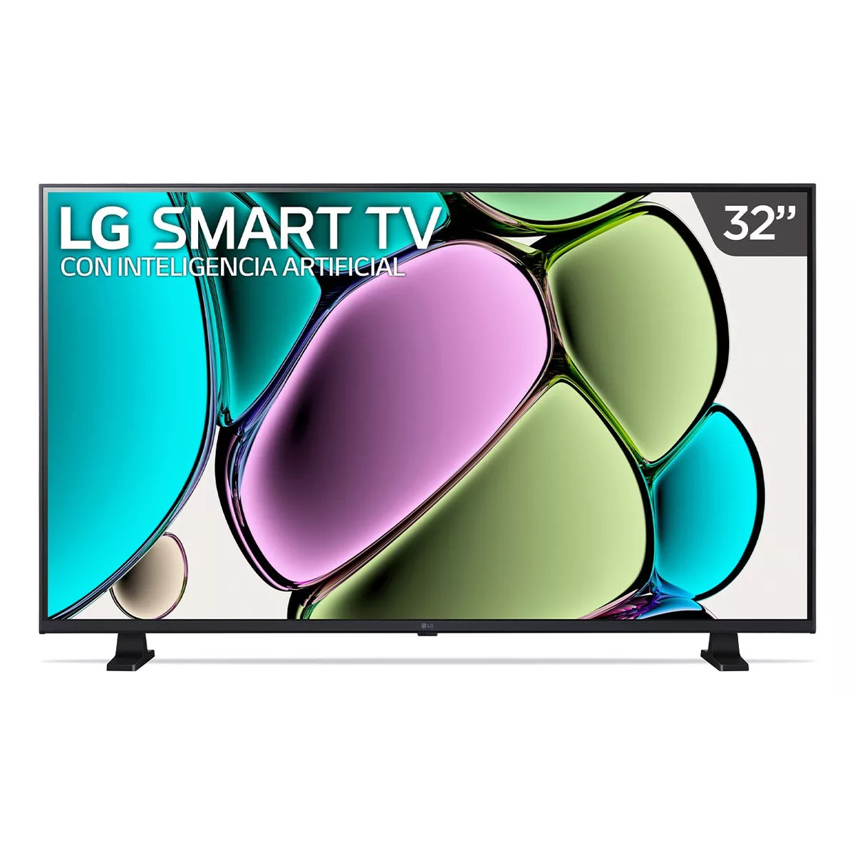 SMART TV Pantalla 32" LG HD ThinQ AI y WebOS Procesador α5